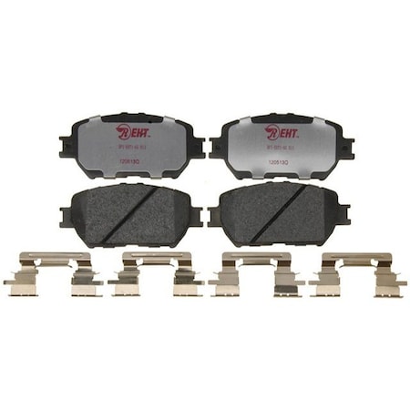 R/M Brakes BRAKE PADS OEM OE Replacement Hybrid Technology Includes Mounting Hardware EHT908H
